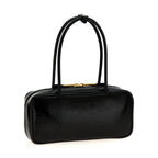 Black Lamb Leather Handbag