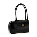 Black Lamb Leather Handbag
