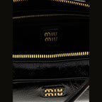 Black Lamb Leather Handbag