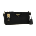 Black Polyamide Shoulder Bag