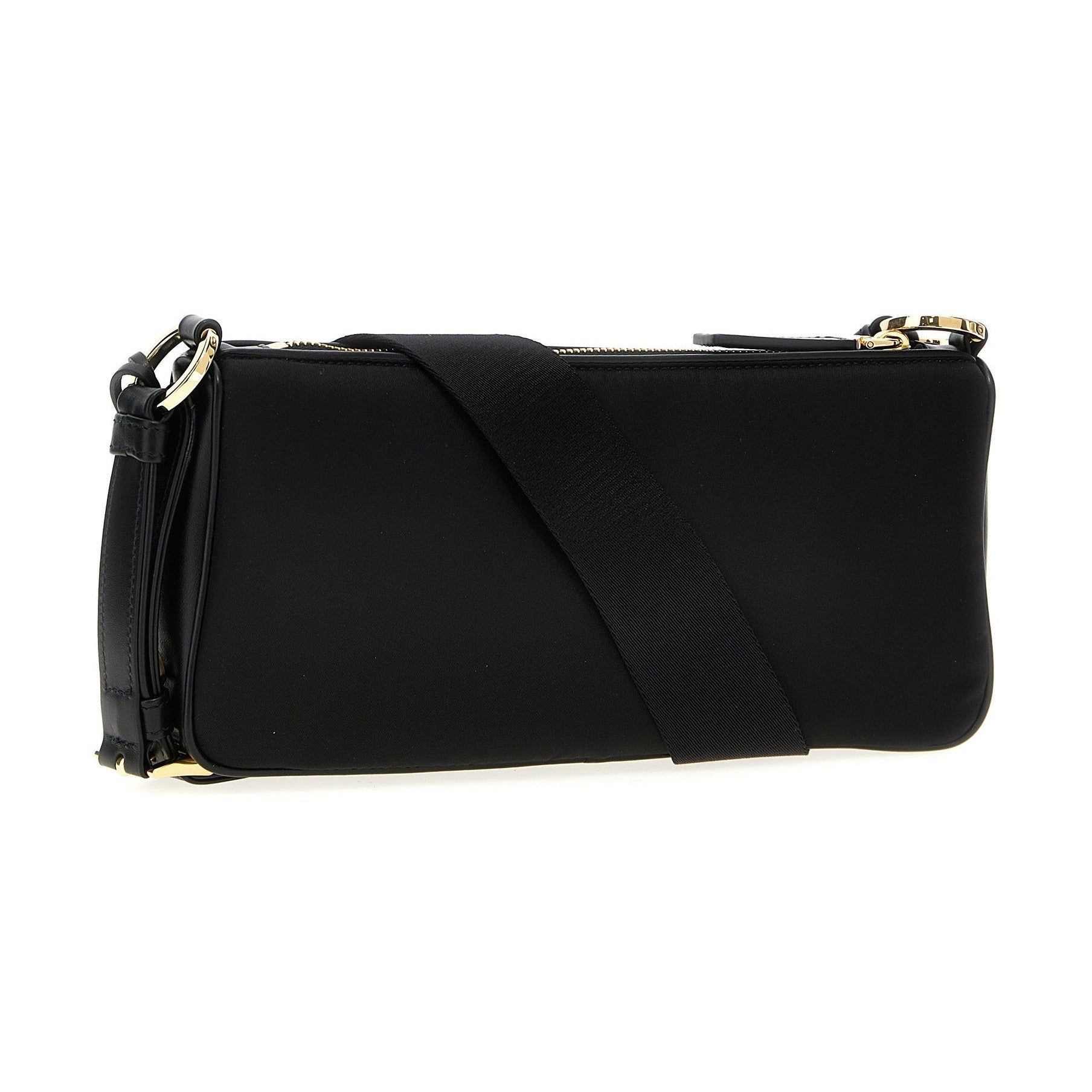 Black Polyamide Shoulder Bag