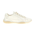 White Lamb Leather Low Top Sneakers