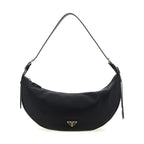 Black Calfskin Shoulder Bag