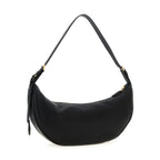 Black Calfskin Shoulder Bag