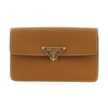 Beige Calfskin Crossbody Bag