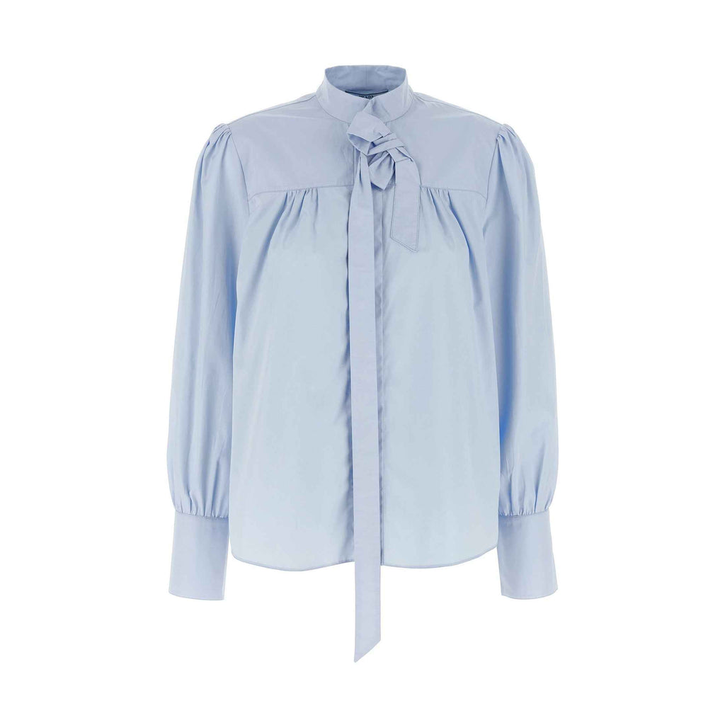 Blue Cotton Blouse