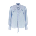 Blue Cotton Blouse