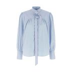 Blue Cotton Blouse