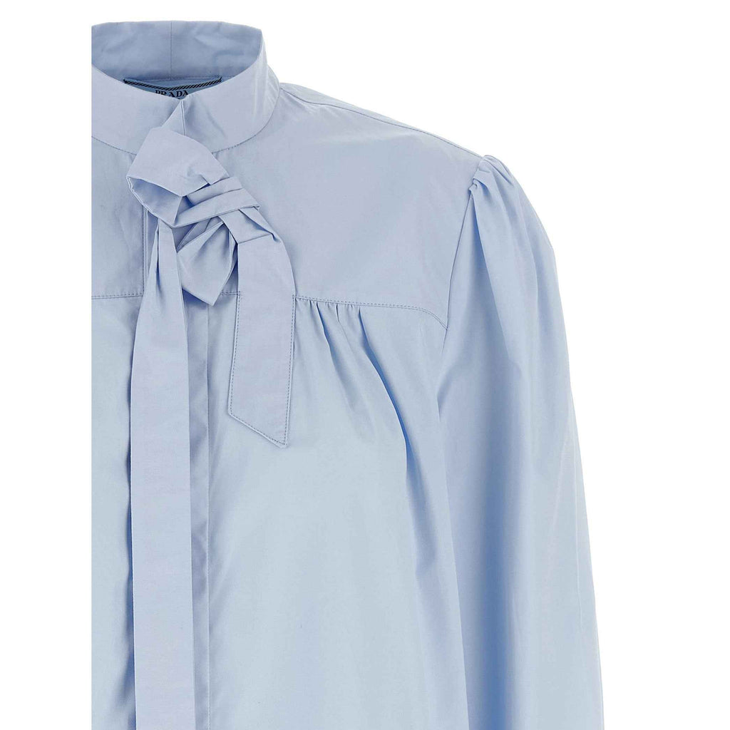 Blue Cotton Blouse