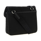 Black Recycled Polyamide Crossbody Bag