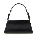 Black Calfskin Shoulder Bag