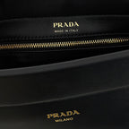 Black Calfskin Shoulder Bag