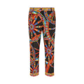 Multicolor Cotton Casual Pants