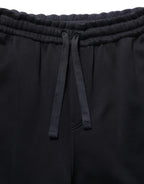 Dark Blue Relaxed Wide Leg Men Jogger Pants