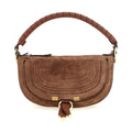 Brown Calfskin Shoulder Bag