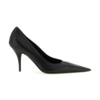 Black Calfskin High Heel Pumps