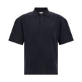 Blue Cotton Polo Shirt