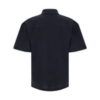Blue Cotton Polo Shirt