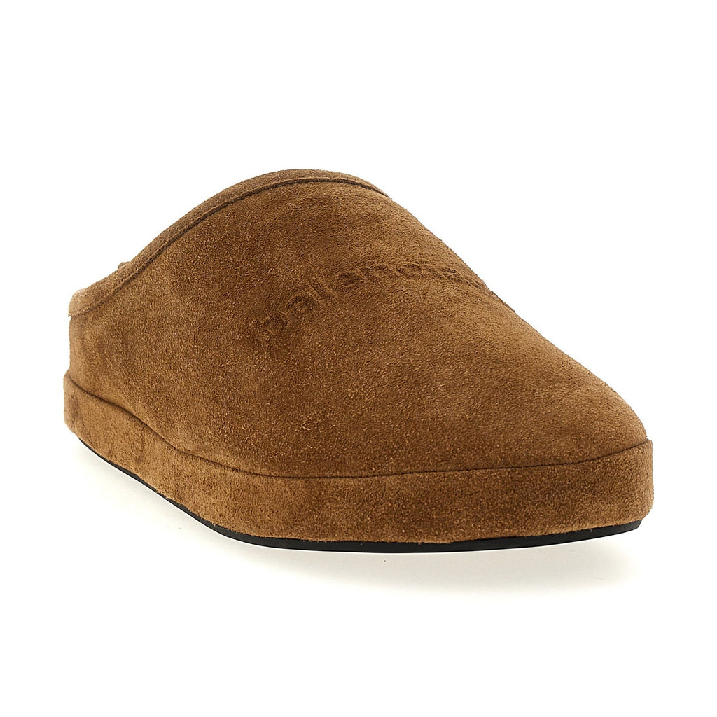 Brown Calfskin Mules