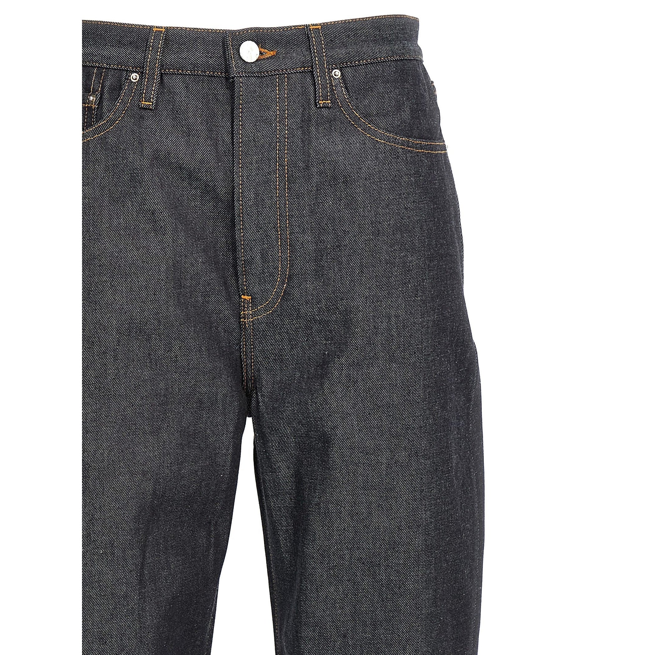 Blue Cotton Jeans Denim