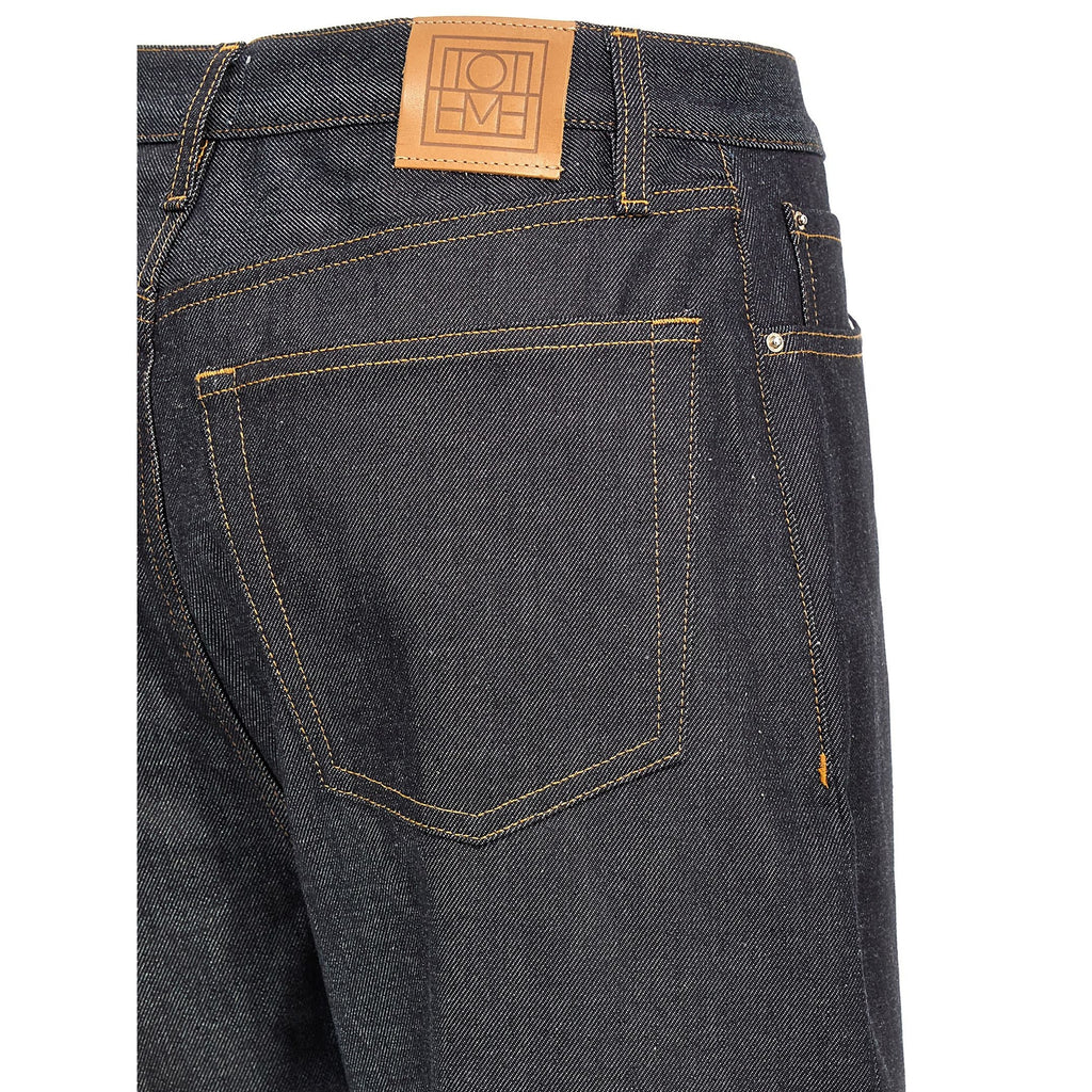 Blue Cotton Jeans Denim