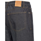 Blue Cotton Jeans Denim