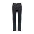 Blue Cotton Tapered Jeans