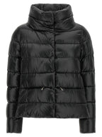 Black Polyamide Full-Length Jacket