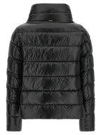 Black Polyamide Full-Length Jacket
