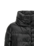 Black Polyamide Full-Length Jacket