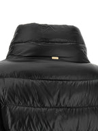 Black Polyamide Full-Length Jacket