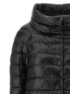 Black Polyamide Full-Length Jacket
