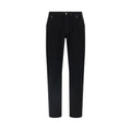 Black Cotton Slim Fit Jeans