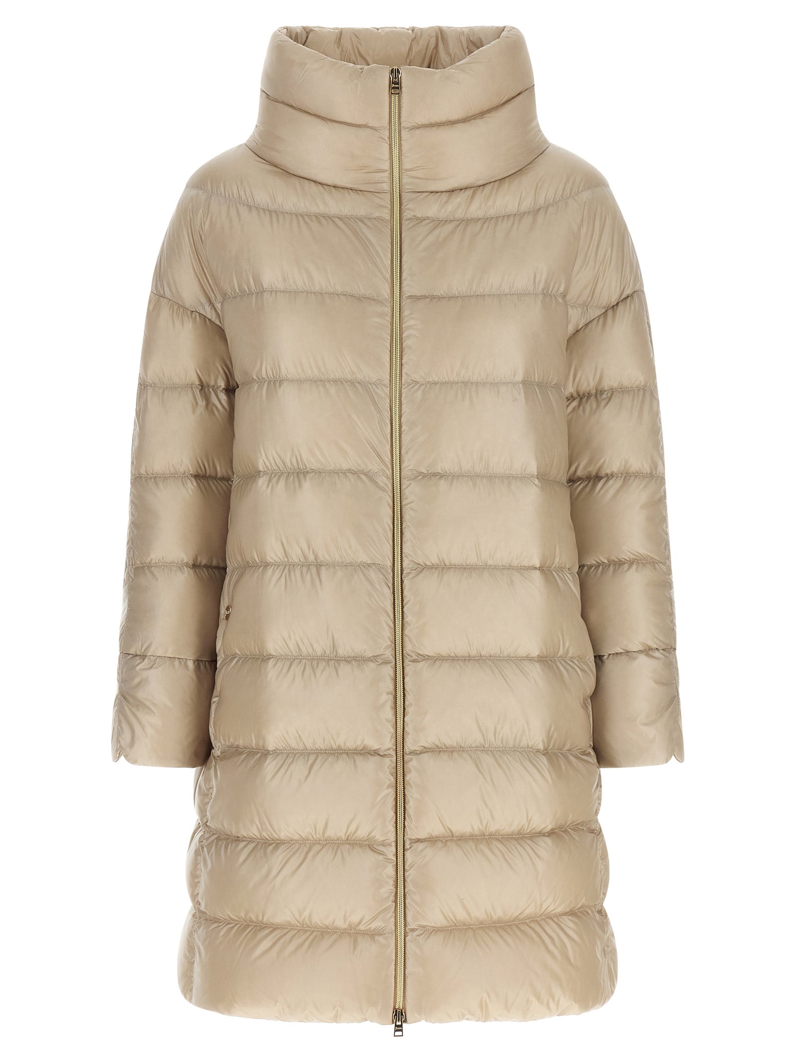 Beige Polyamide Coat