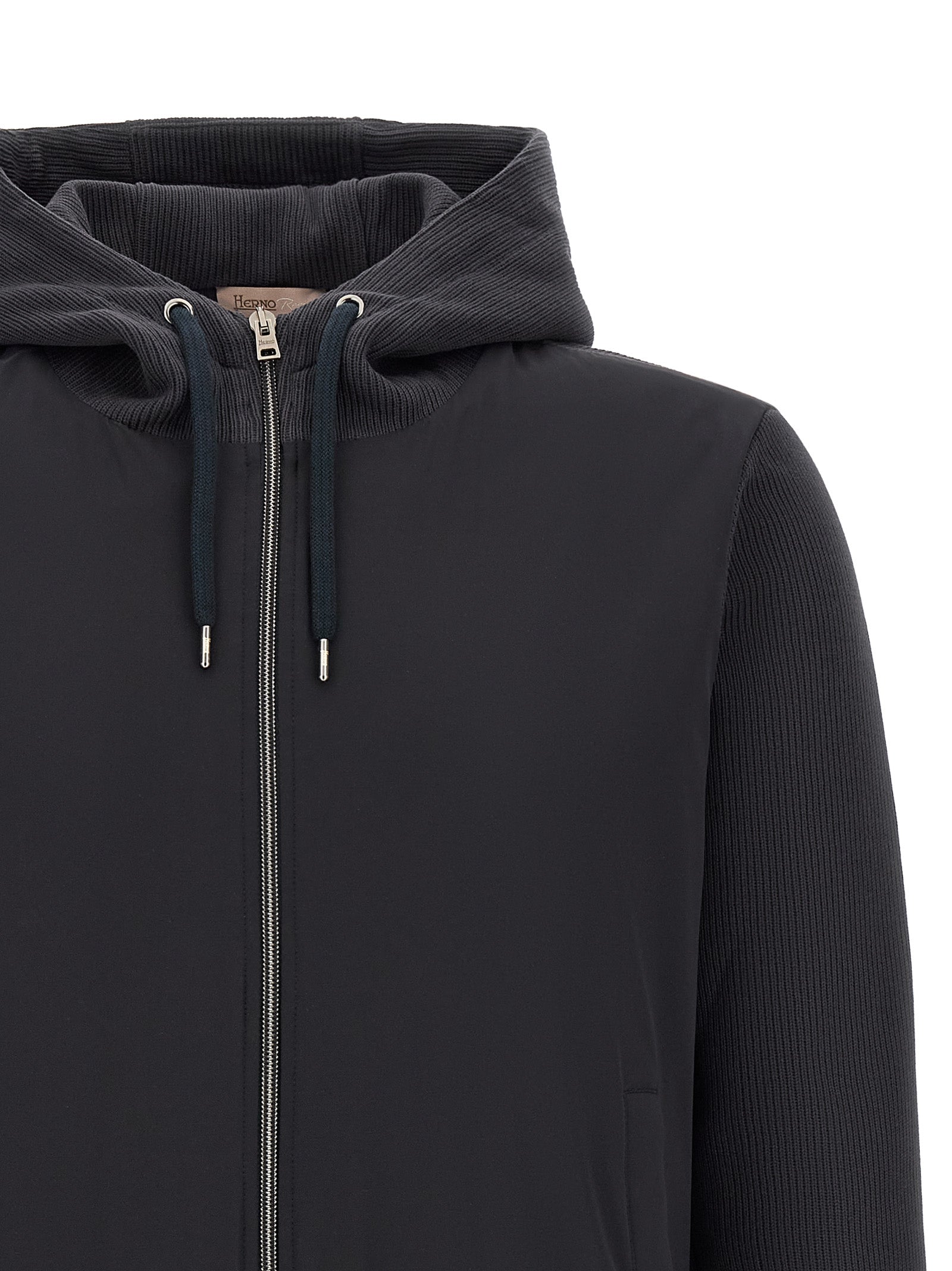Blue Cotton Shell Jacket