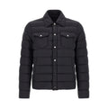 Black Polyamide Full-Length Jacket