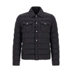 Black Polyamide Full-Length Jacket