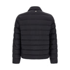 Black Polyamide Full-Length Jacket