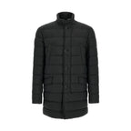 Black Polyamide Full-Length Jacket