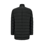 Black Polyamide Full-Length Jacket