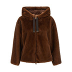 Brown Polyester Bomber