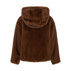 Brown Polyester Bomber