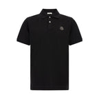 Black Leather Polo Shirt