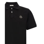 Black Leather Polo Shirt