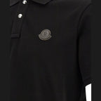 Black Leather Polo Shirt