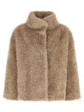 Beige Polyester Coat