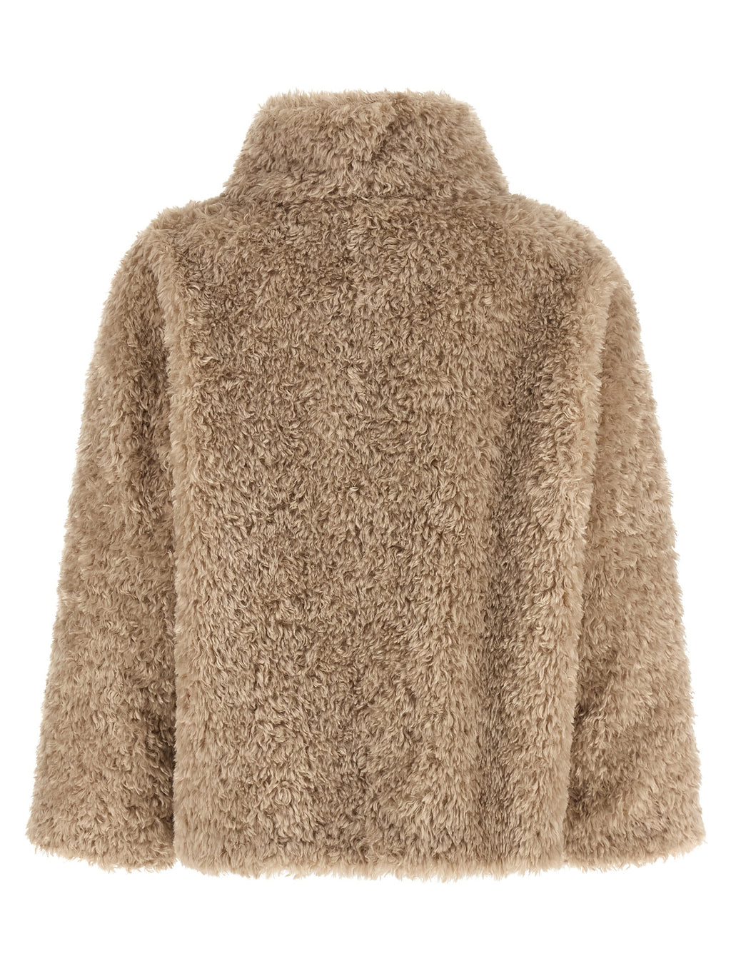 Beige Polyester Coat