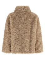 Beige Polyester Coat