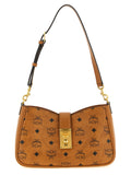 Brown Polyethylene Shoulder Bag