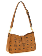 Brown Polyethylene Shoulder Bag